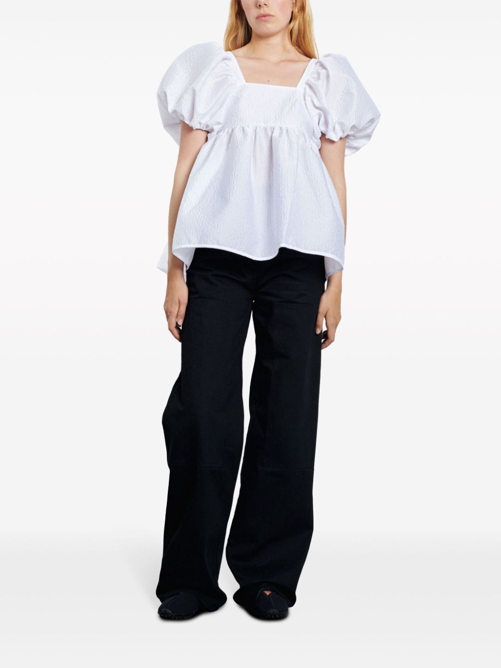 Alma matelassé-effect blouse - 2