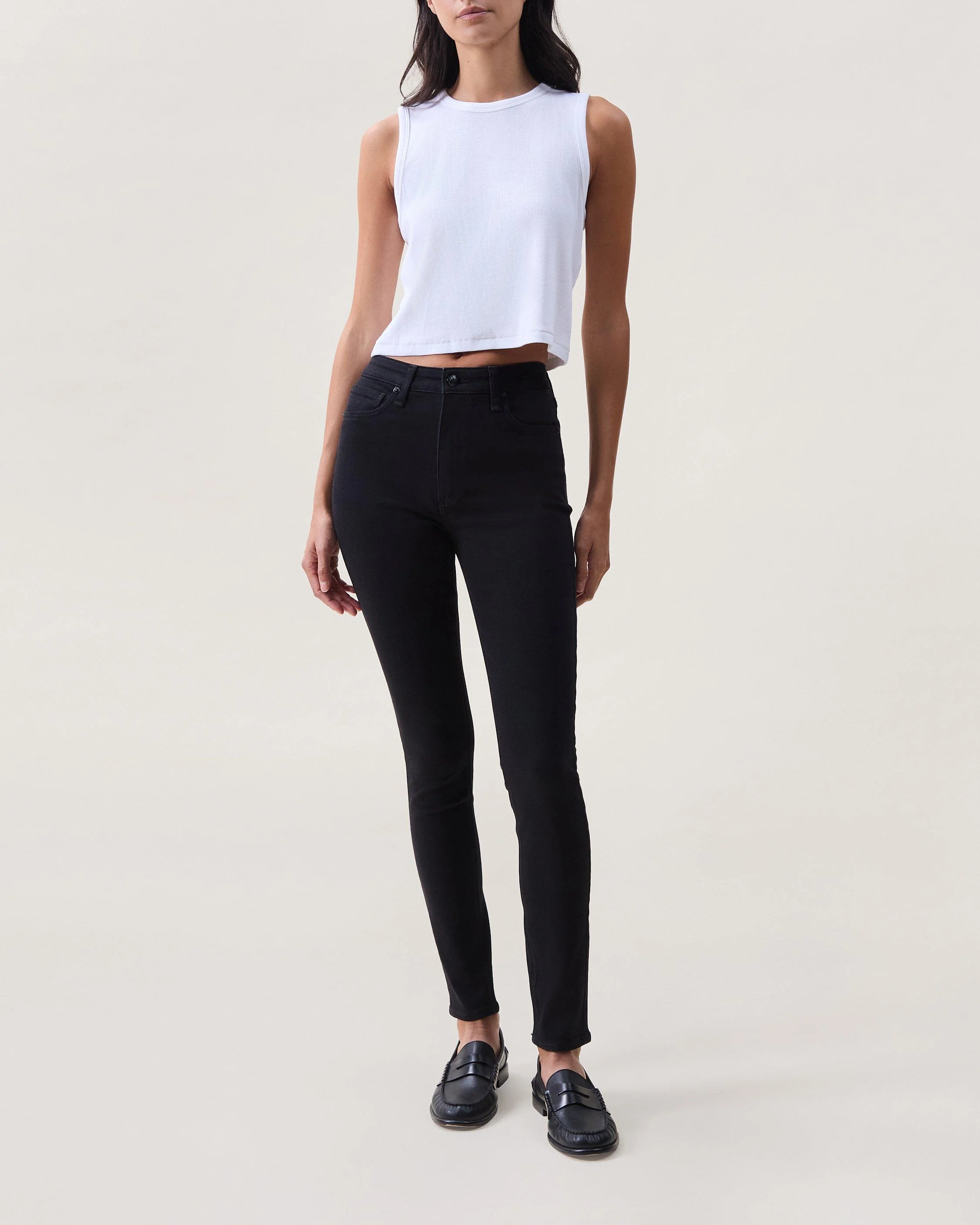 Tina Skinny Jeans High Stretch in Black - 1