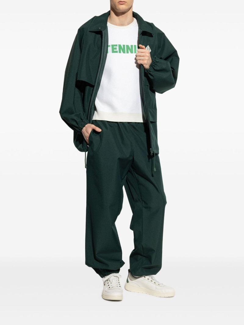 LACOSTE logo-appliqué track pants outlook