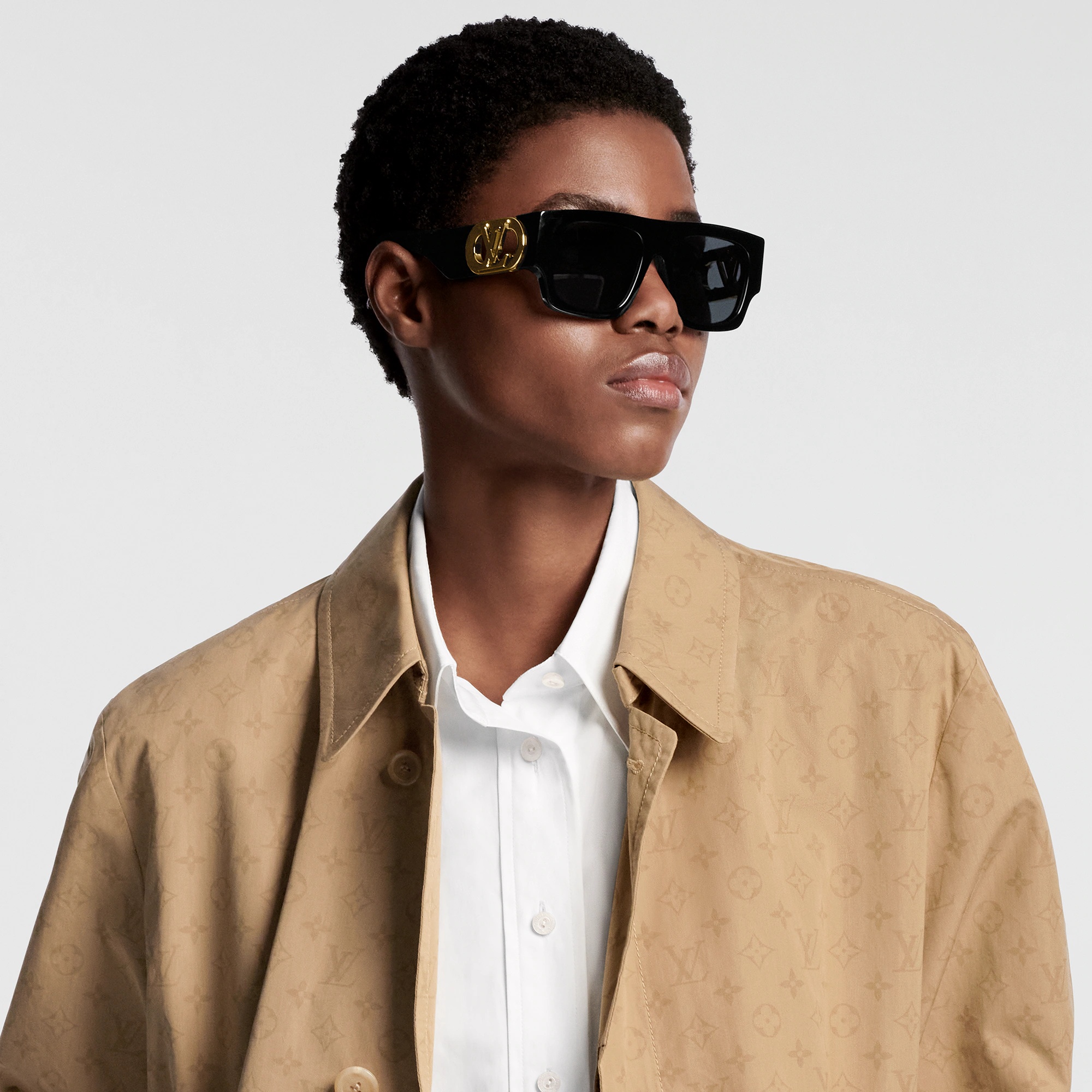 Monogram Toile Trench Coat - 2