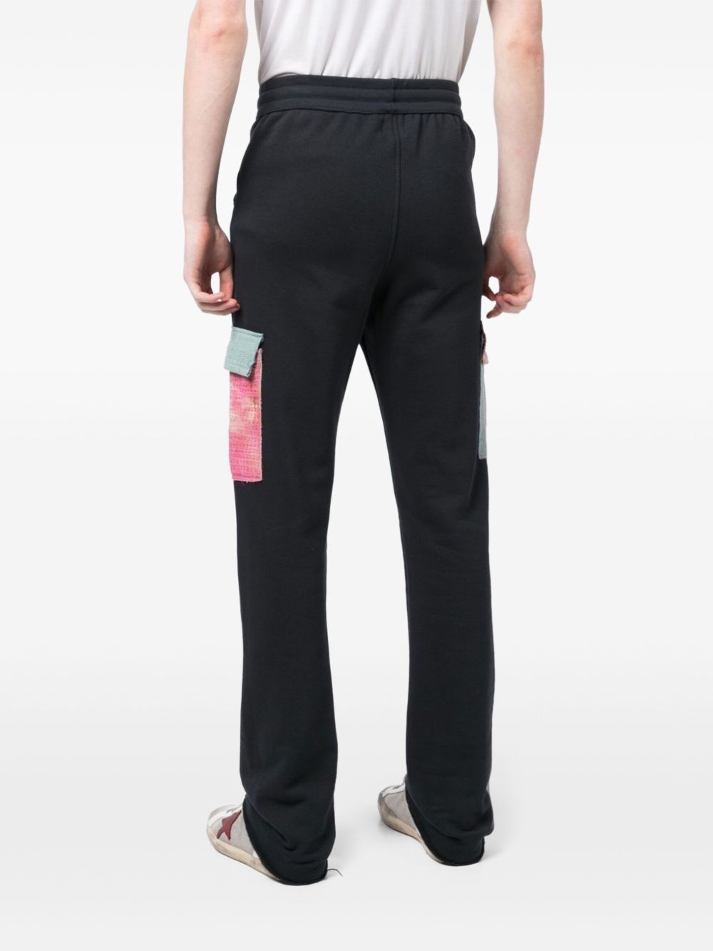 flap-pocket track pants - 4