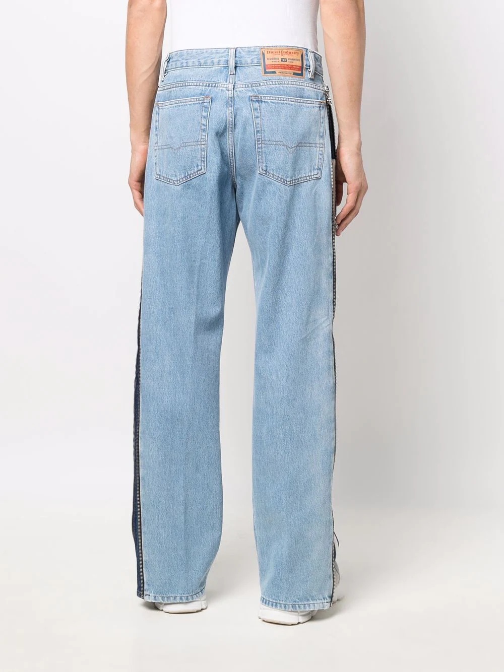 1955 zipped straight-leg jeans - 4