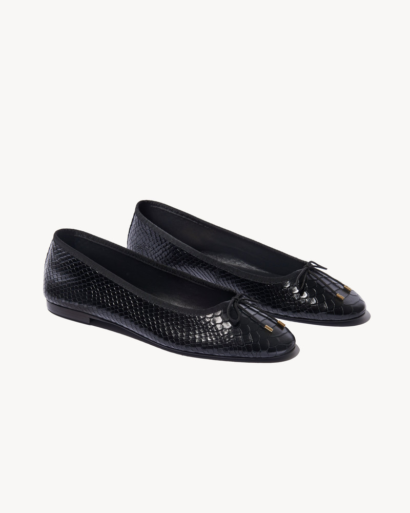 LEATHER BALLET FLAT 1