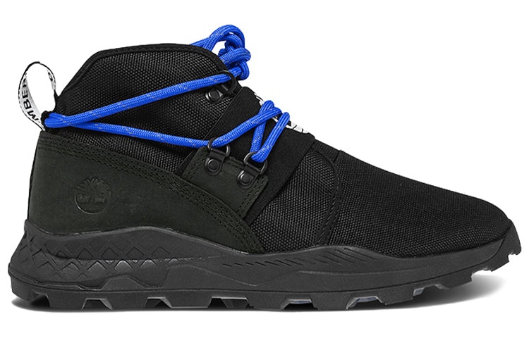 Timberland Brooklyn Leather and Fabric Chukka Wide-Fit Shoes 'Black Ripstop' A2BU2 - 2