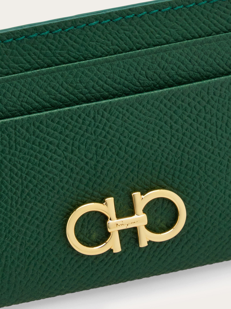 FERRAGAMO Gancini credit card holder outlook