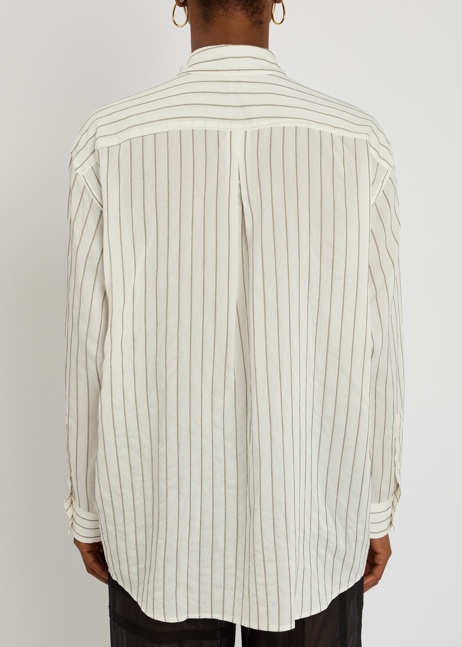 Toteme Striped Woven Shirt - 3
