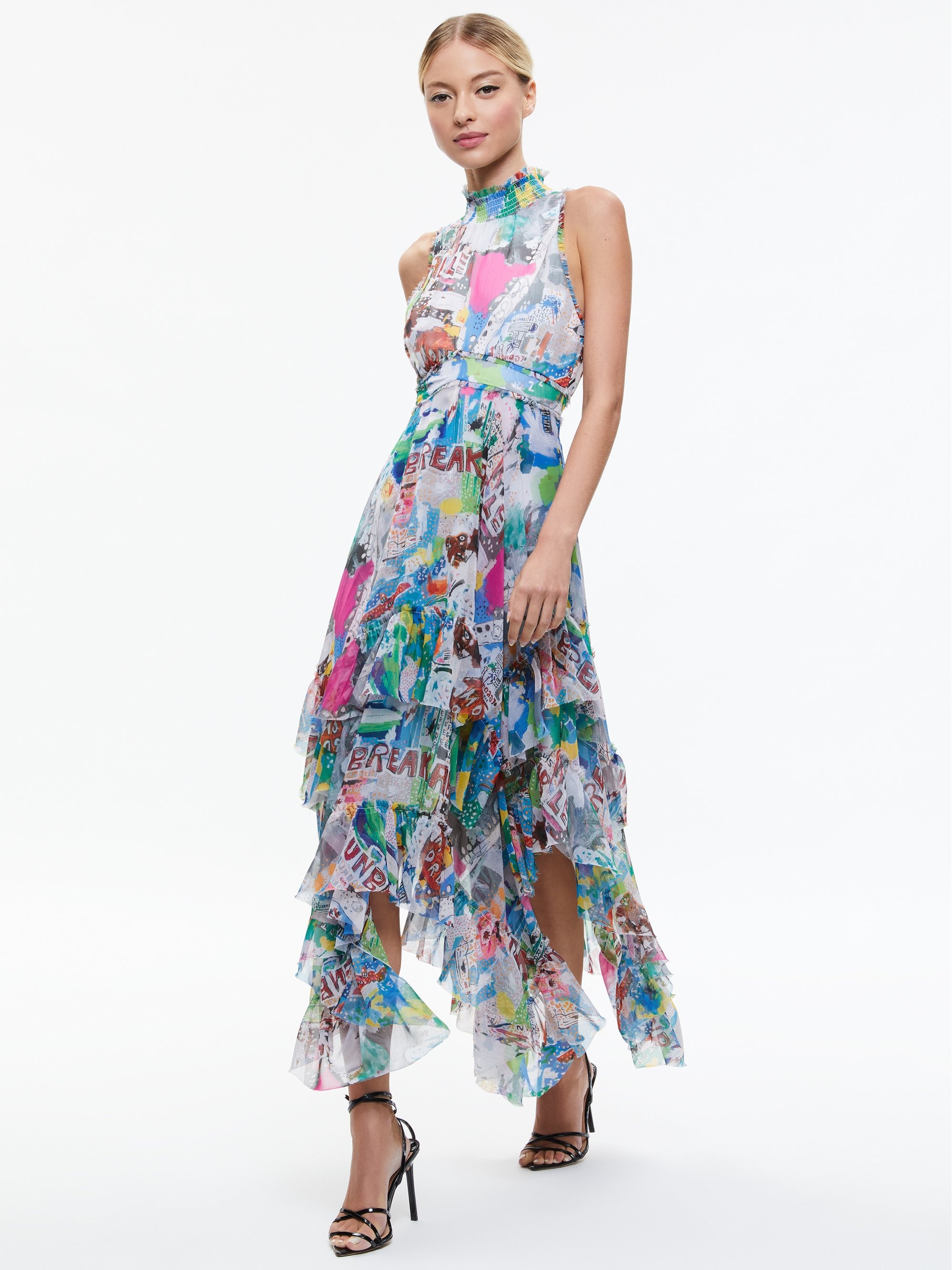 A+O X BASQUIAT EVELYN MAXI DRESS - 2