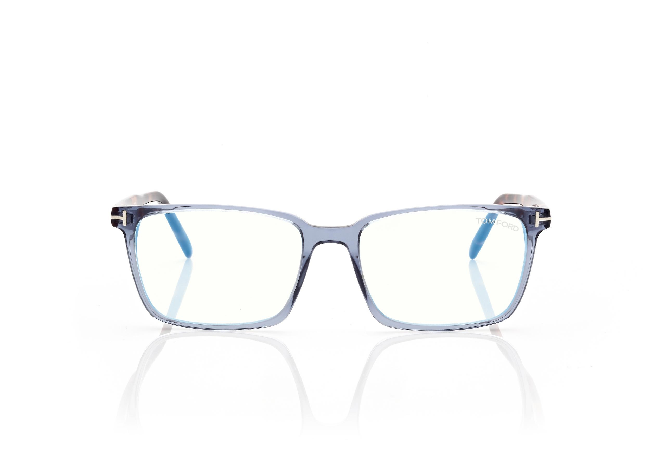 BLUE BLOCK SQUARE OPTICALS - 1