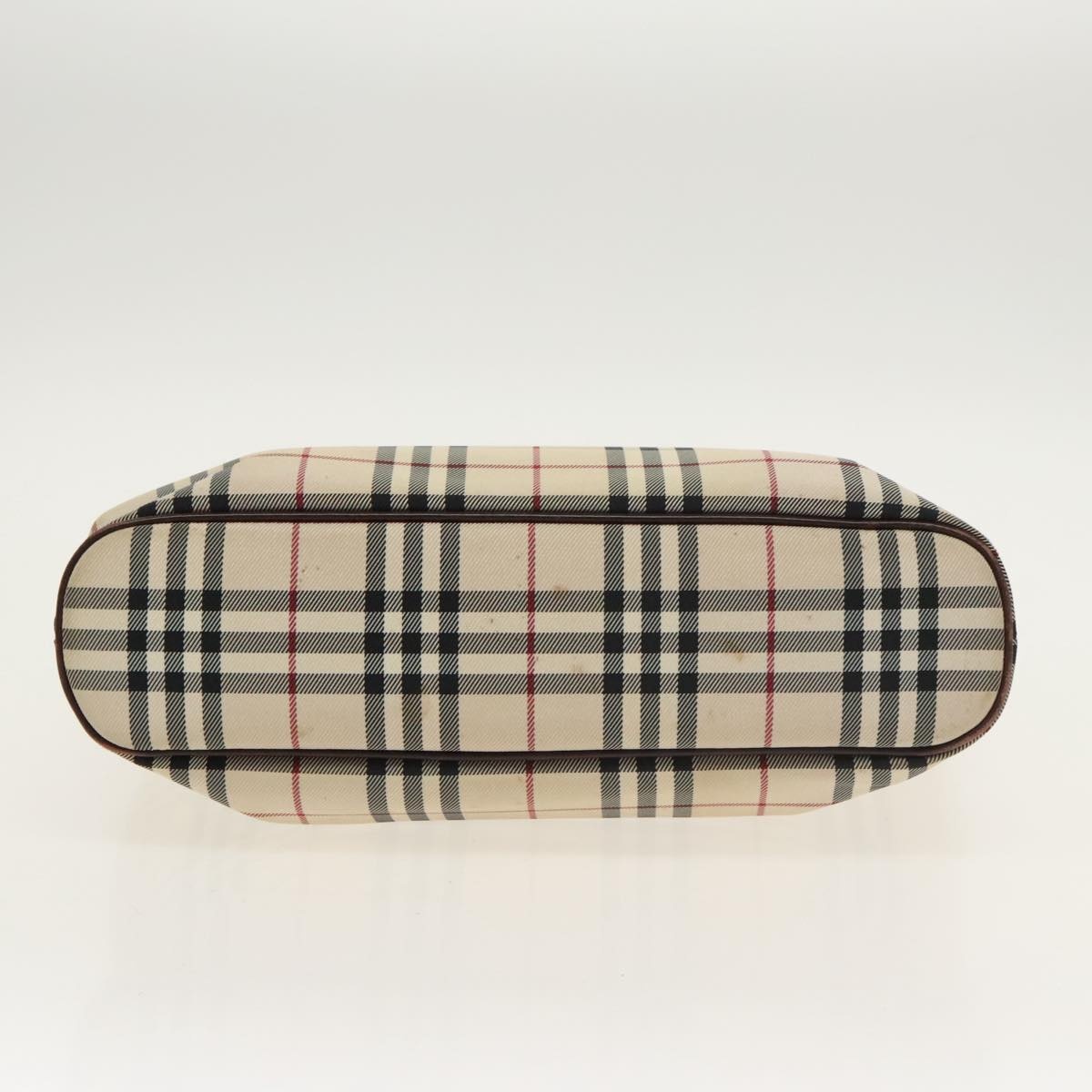 Burberry Nova Check Tote Bag Canvas Beige Brown - 9