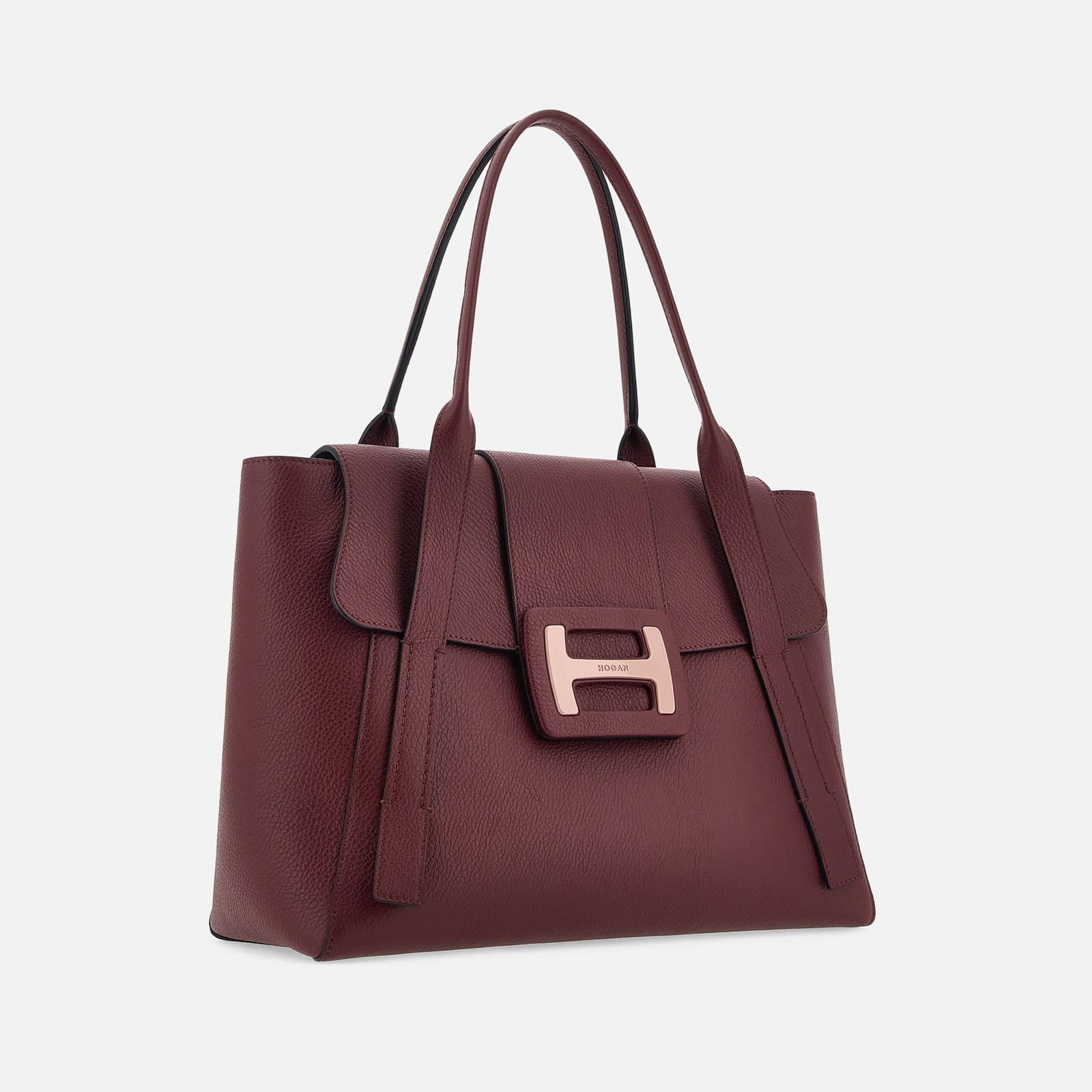 Hogan H-Bag Shopping Burgundy - 3