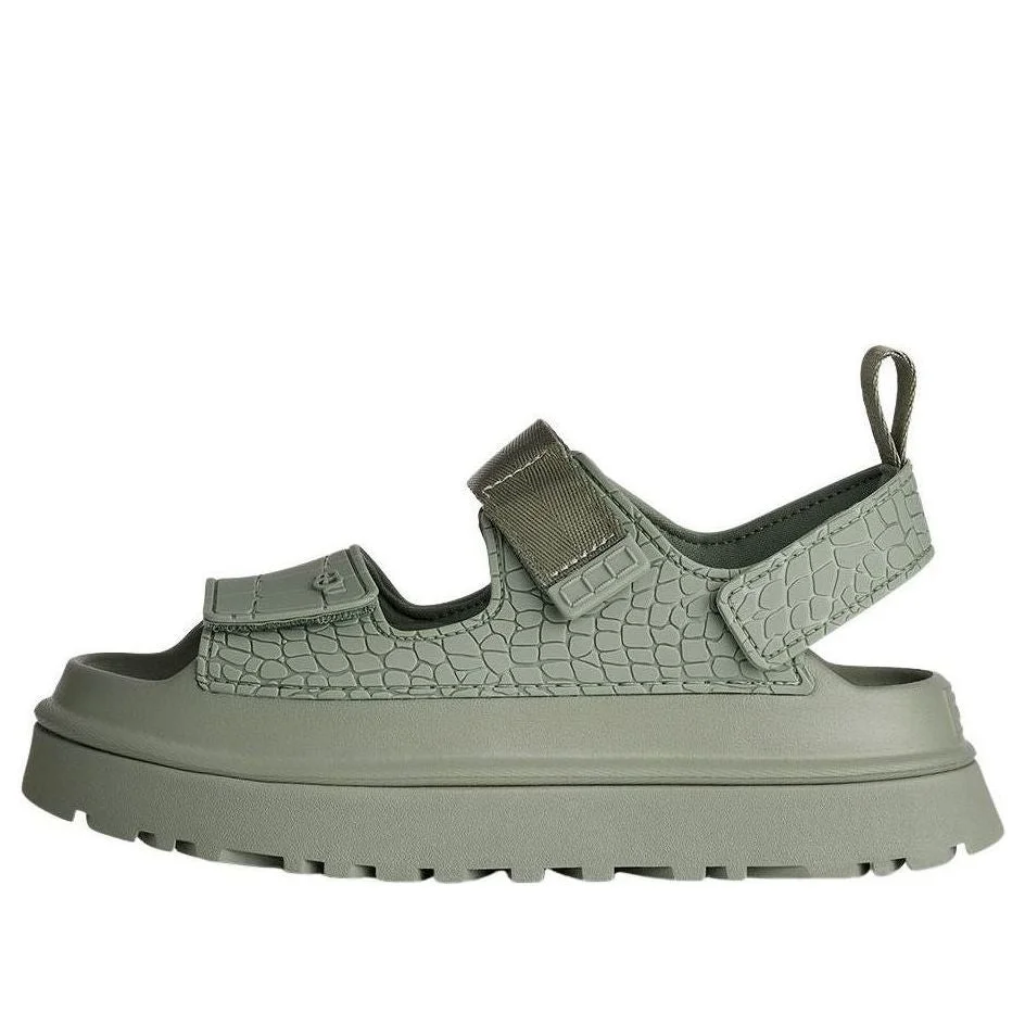 (WMNS) UGG GoldenGlow Embossed Sandals 'Artichoke' 1175311-ART - 1