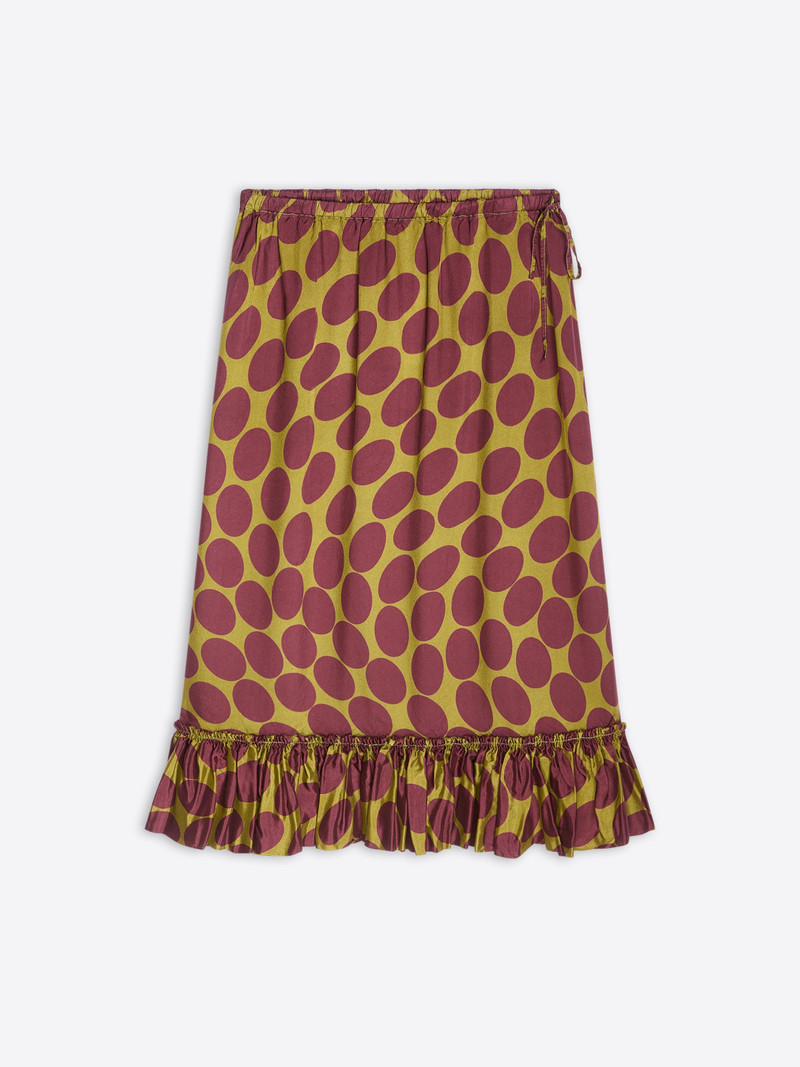 PRINTED RUFFLED SKIRT 1