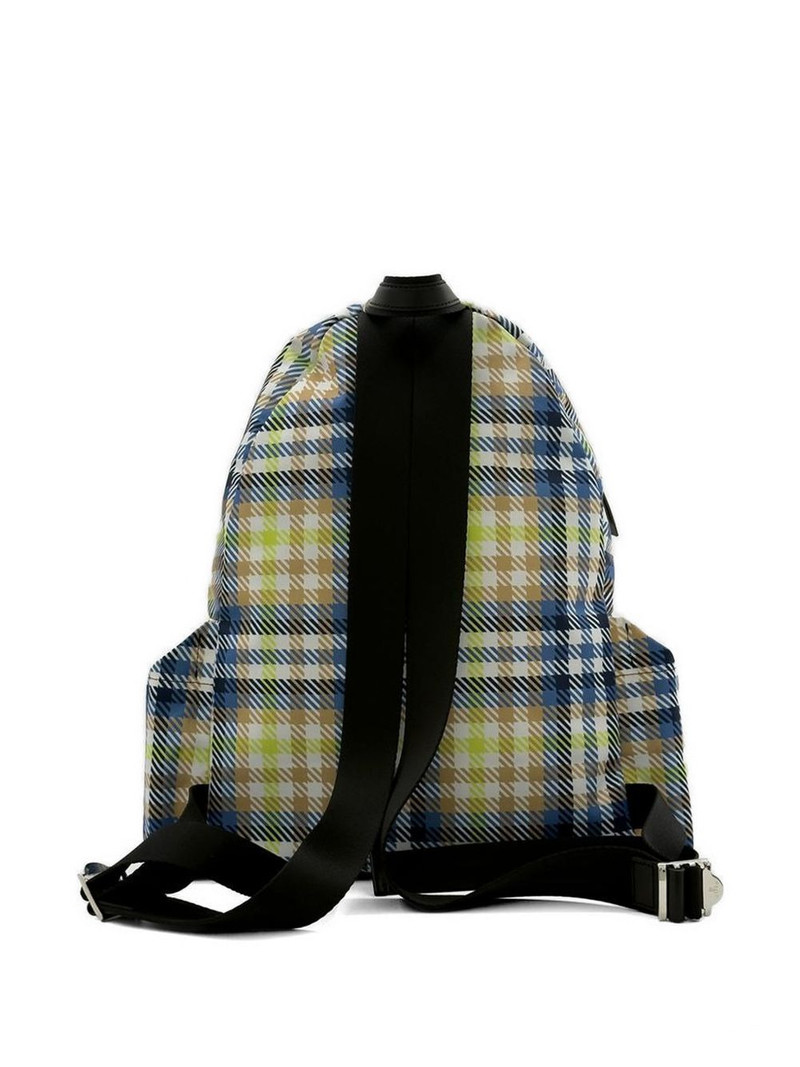tartan-pattern backpack 3