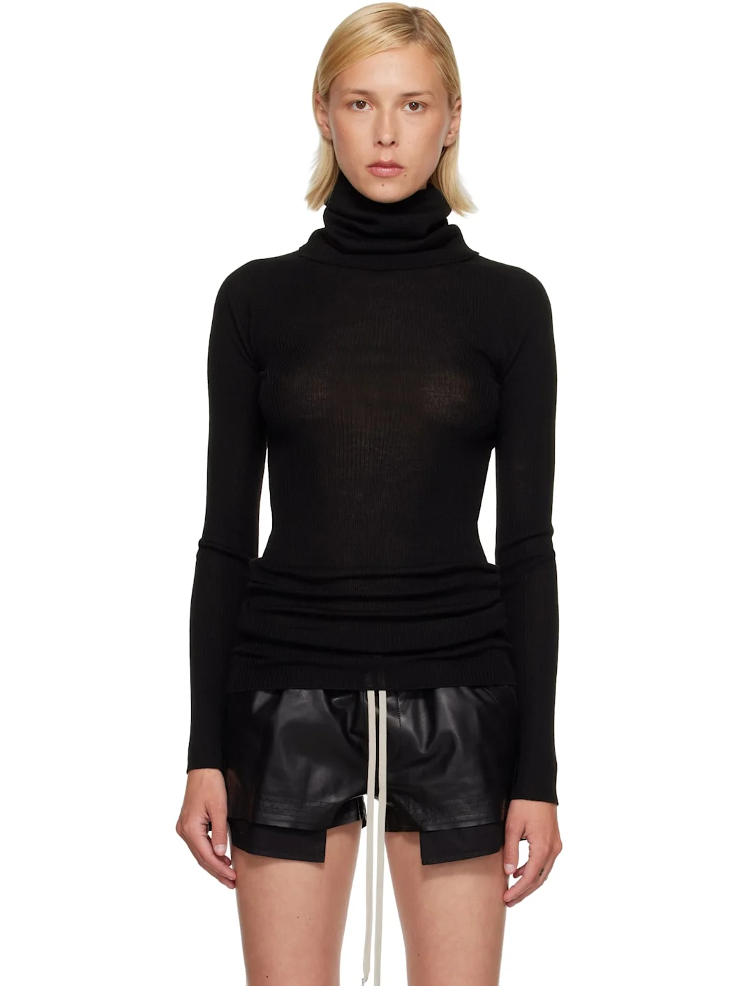 Black Tower LS Tube Turtleneck - 1