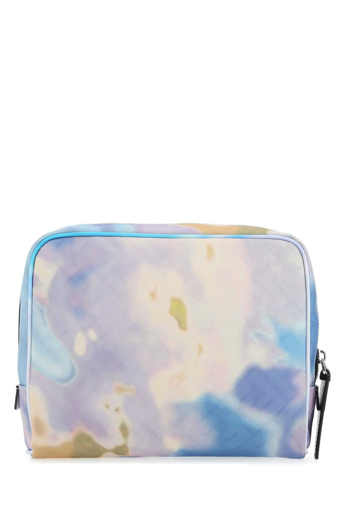 Fendi Men Printed Fabric Beauty Case - 3