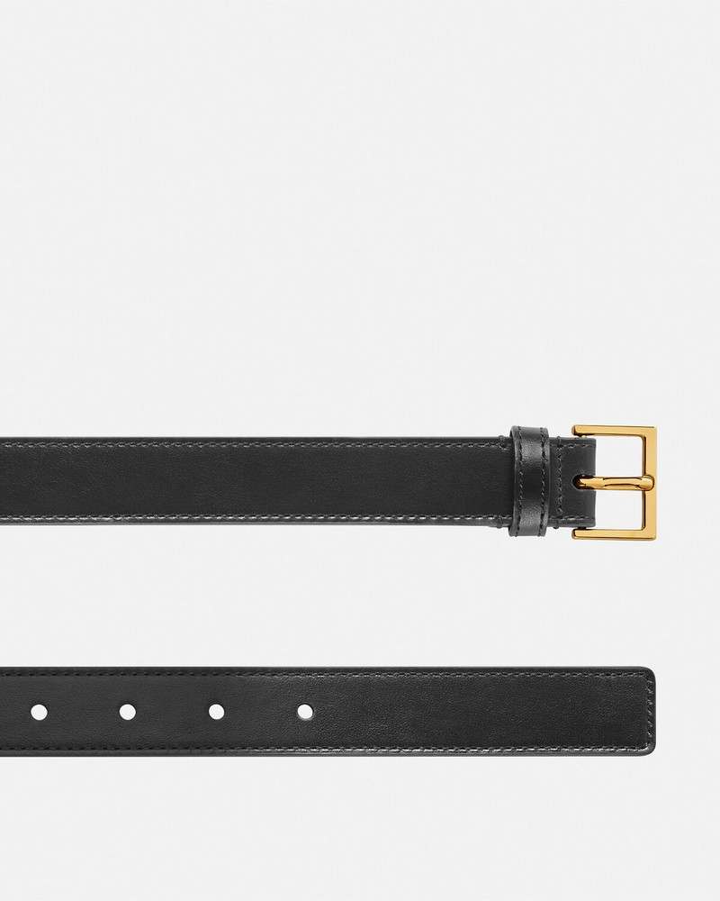 VERSACE Versace Logo Leather Belt 1.6" outlook