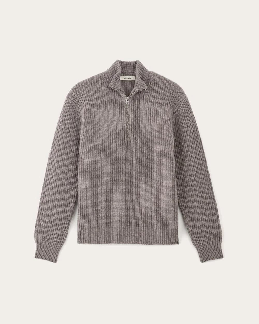 THE FELTED MERINO HALF-ZIP SWEATER - 1
