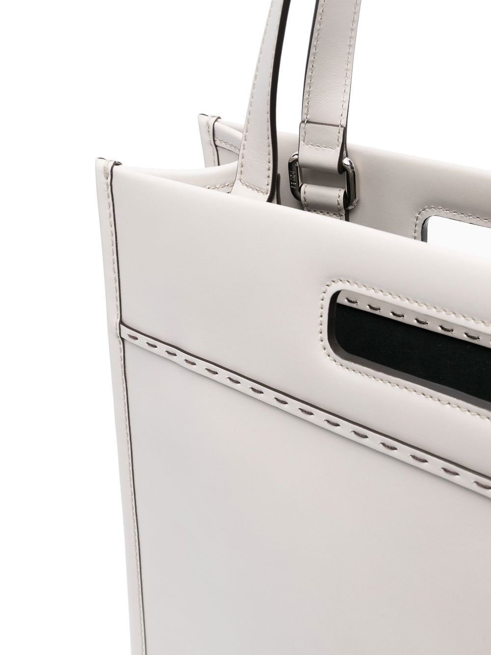 N-S embossed logo tote bag - 4