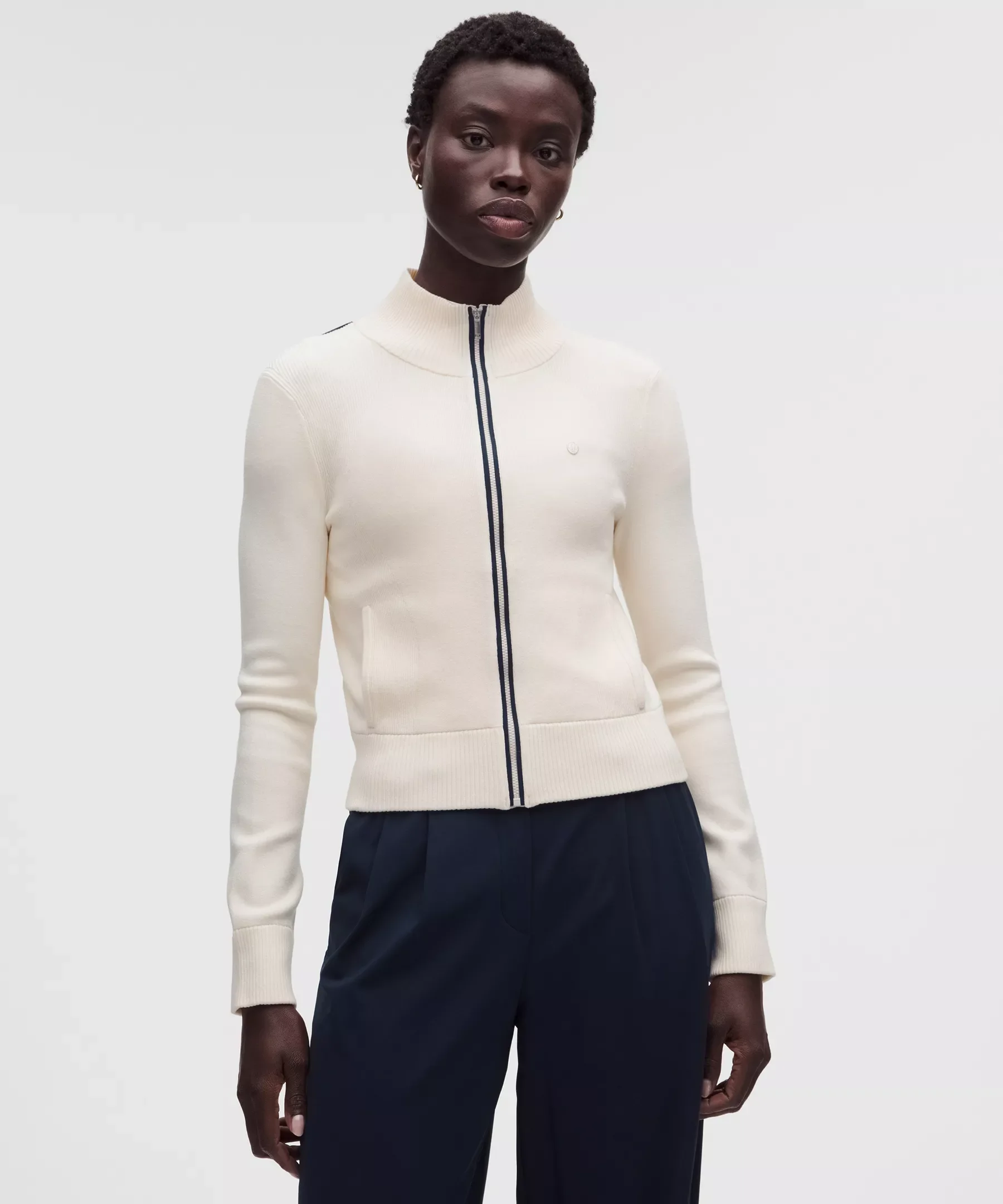 Knit Full-Zip Golf Jacket - 1