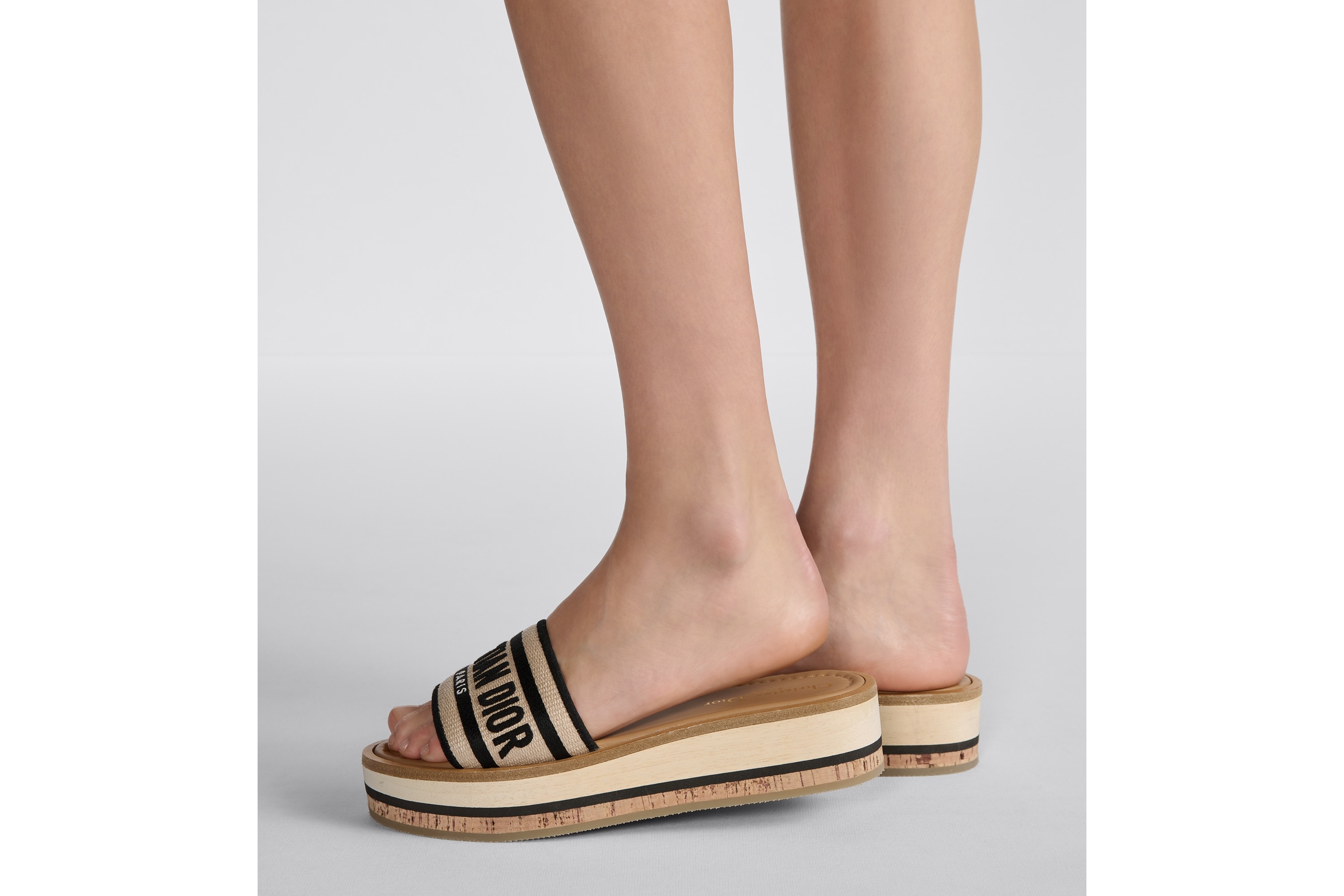Dior★ ディオール Dway Slide KCQ209ECB_S51B Dior Dway Platform Slide | REVERSIBLE