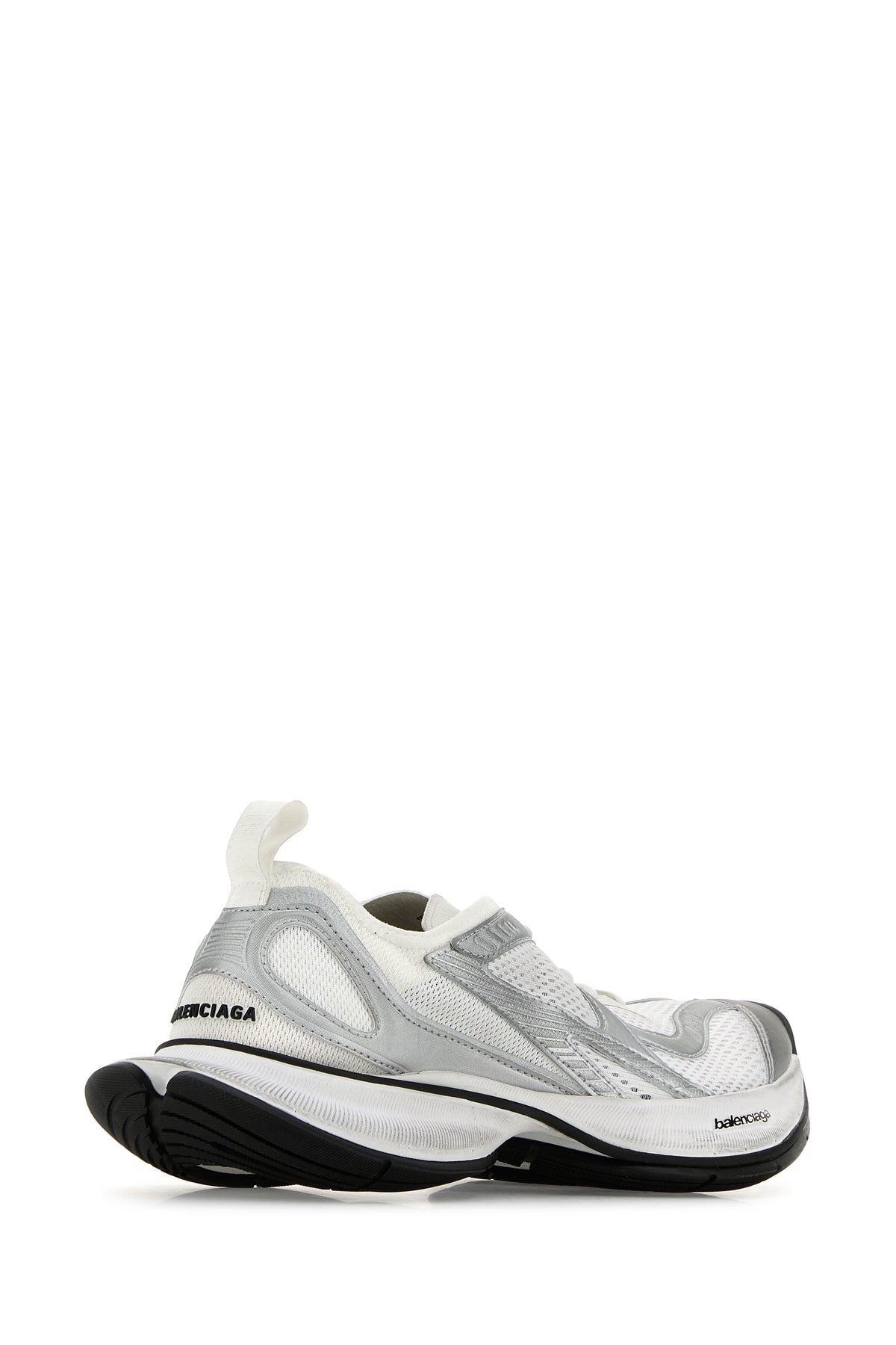 Two-tone mesh and fabric Circuit sneakers - 3