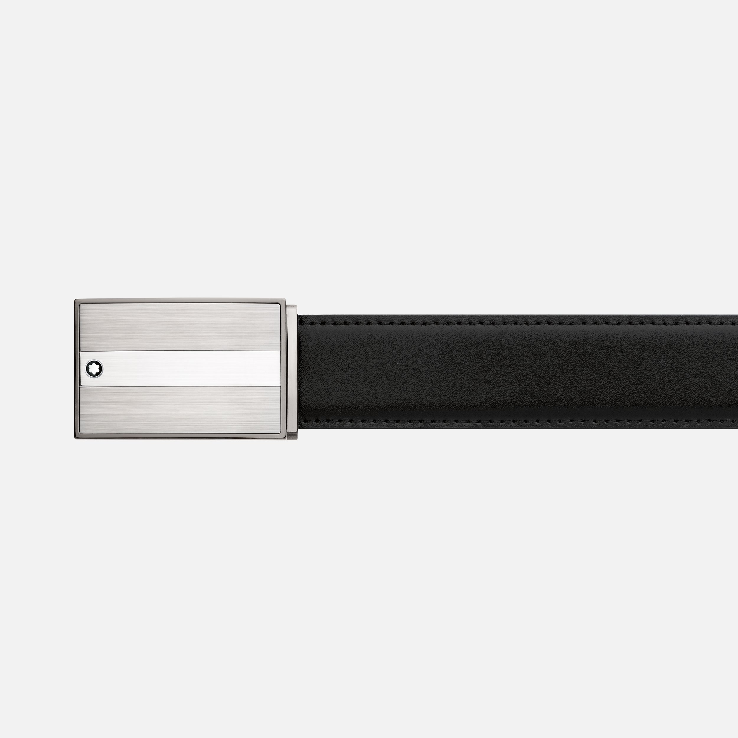 Black/brown 30 mm reversible leather belt - 2