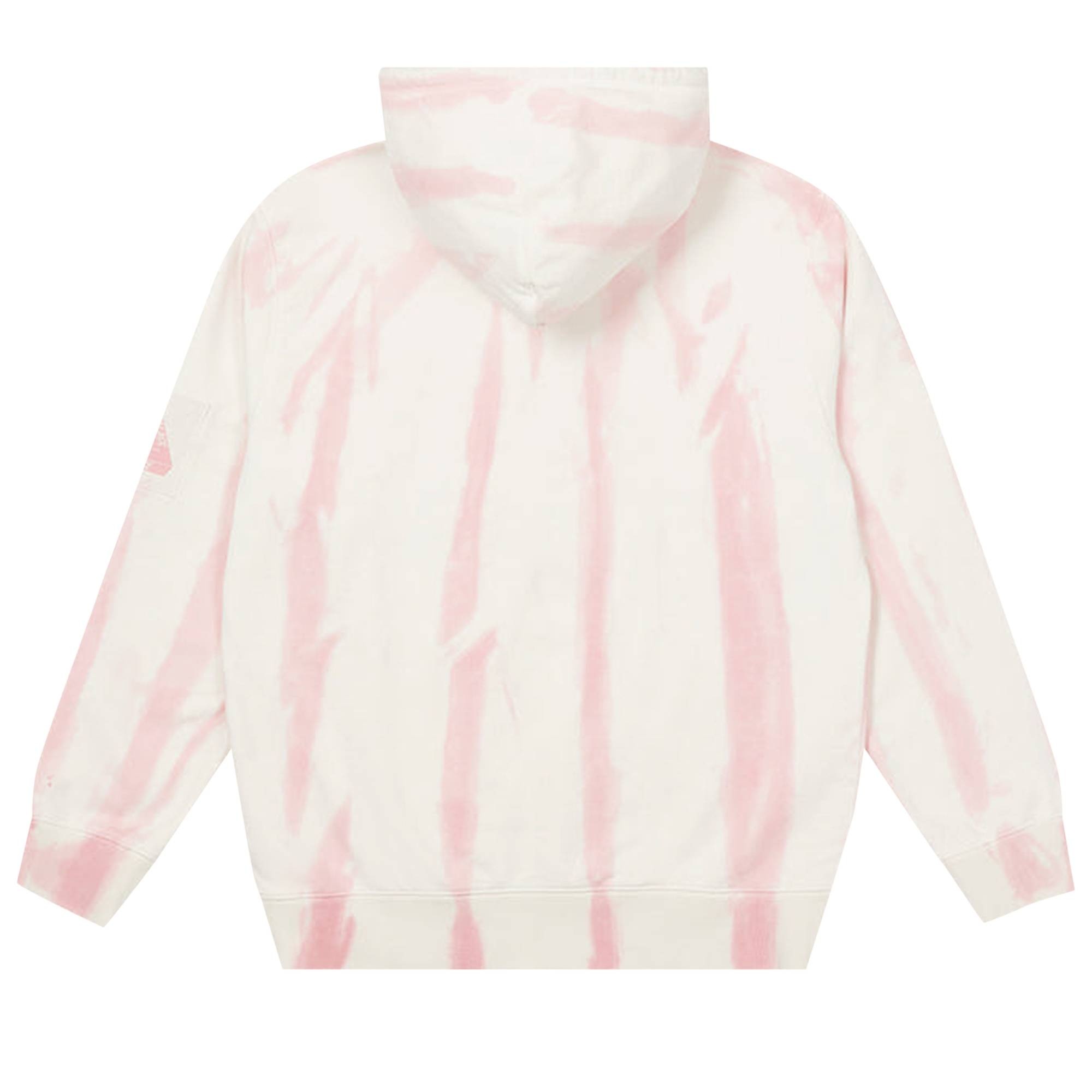 Palace Zebra Tie Dye Hood 'Pink' - 2