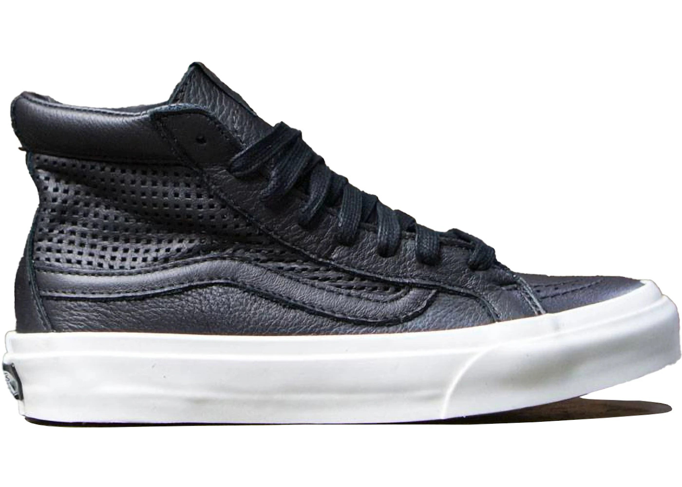 Vans Sk8-Hi Slim Cutout DX Black Squares (Women's) - 1