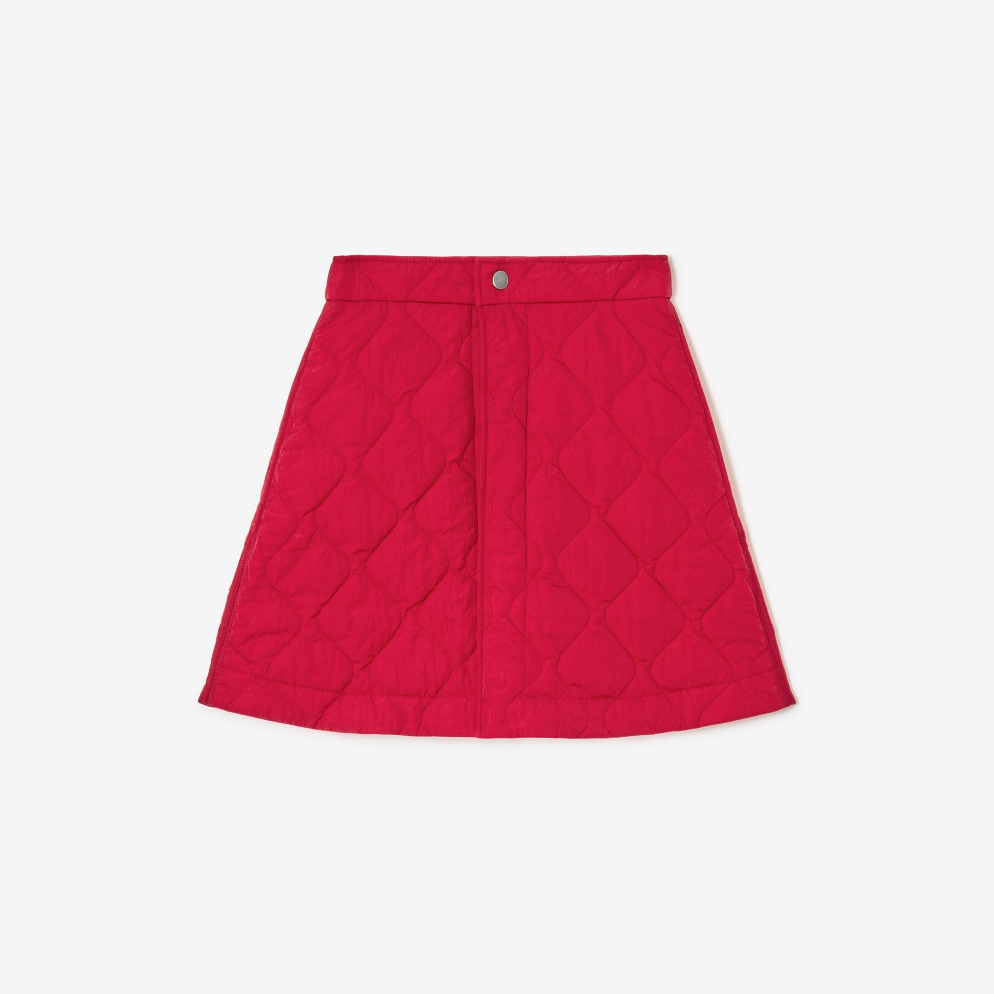 Quilted Nylon Mini Skirt - 1
