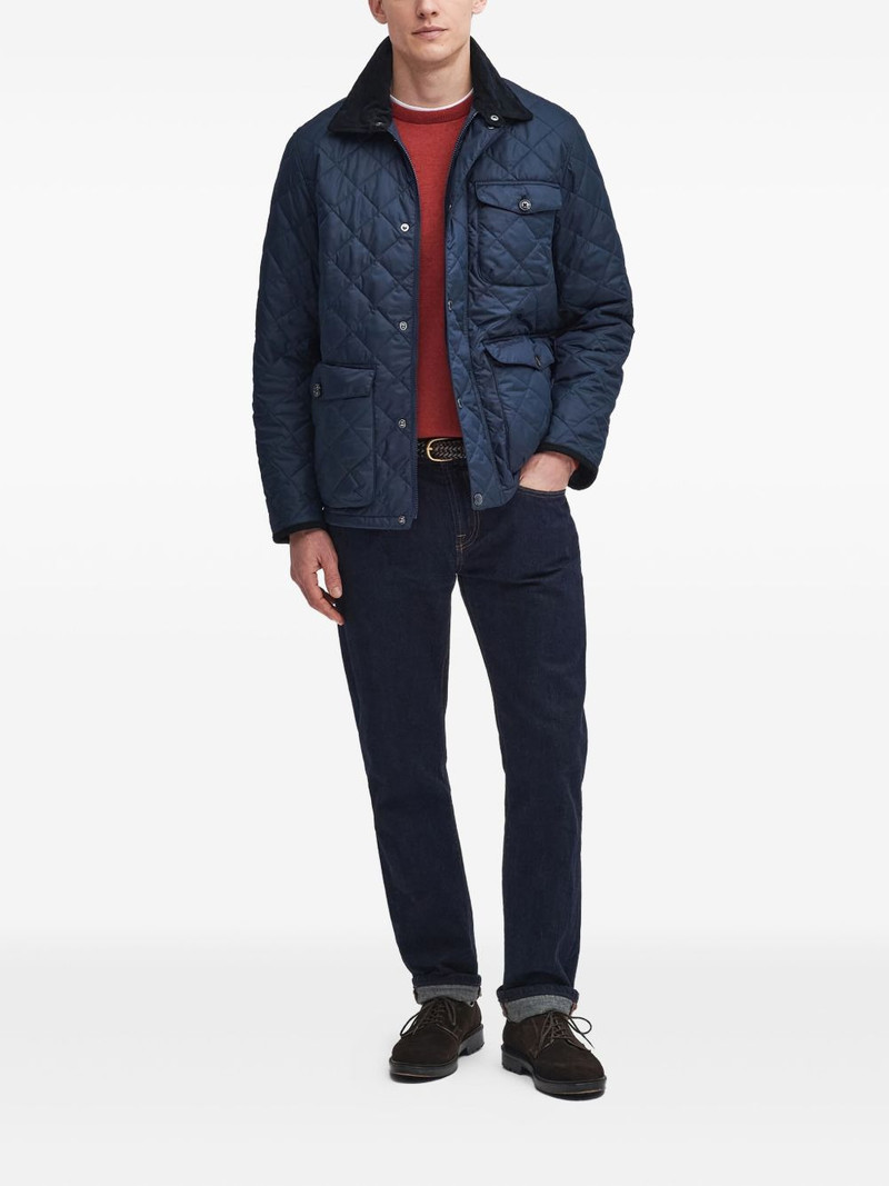 Barbour quilted corduroy-collar jacket outlook