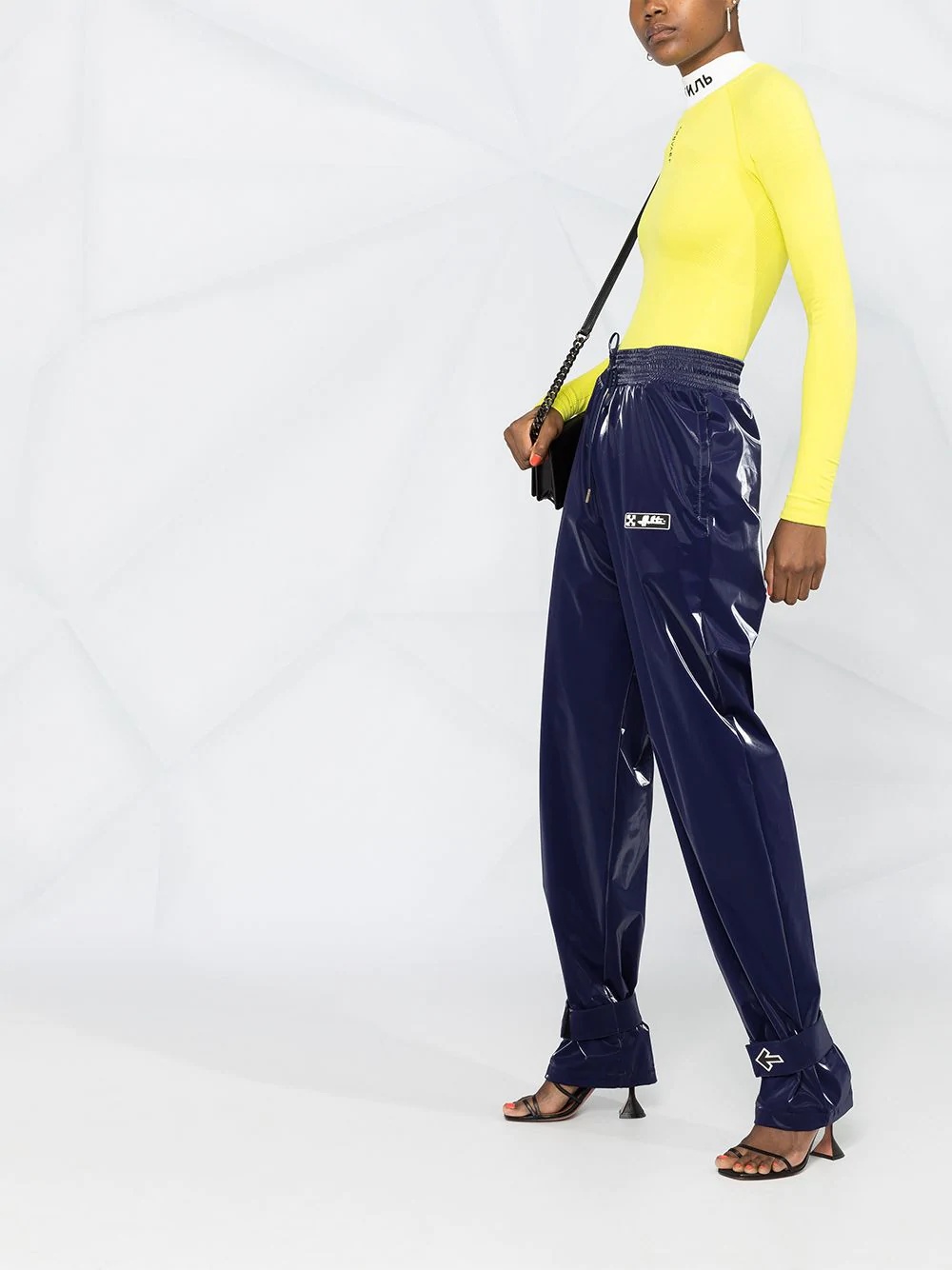 tapered track pants - 6