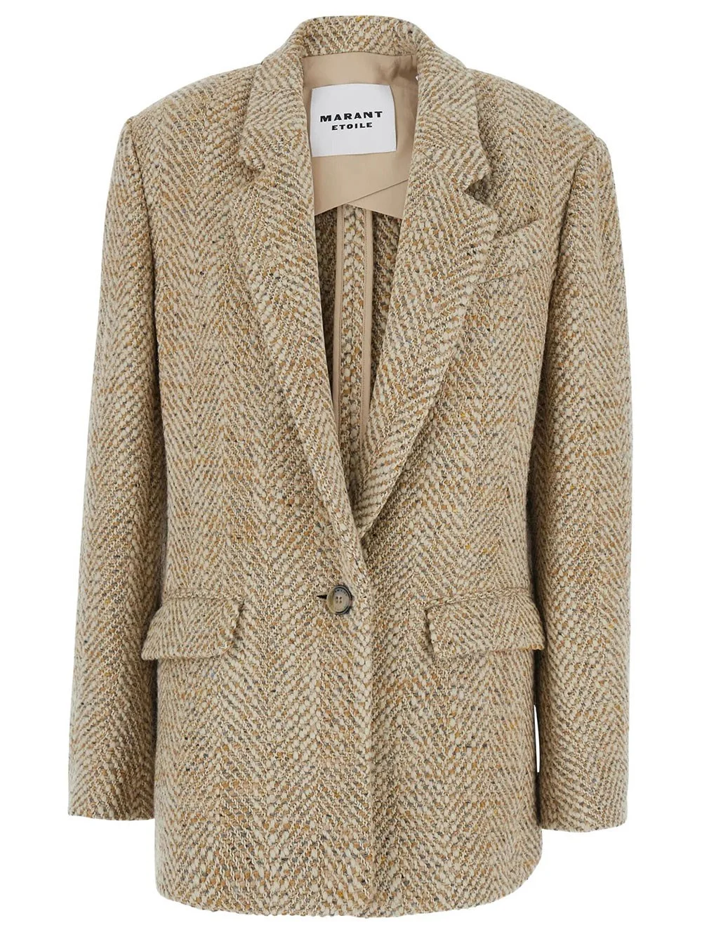 PARLY HERRINGBONE WOOL JACKET - 1