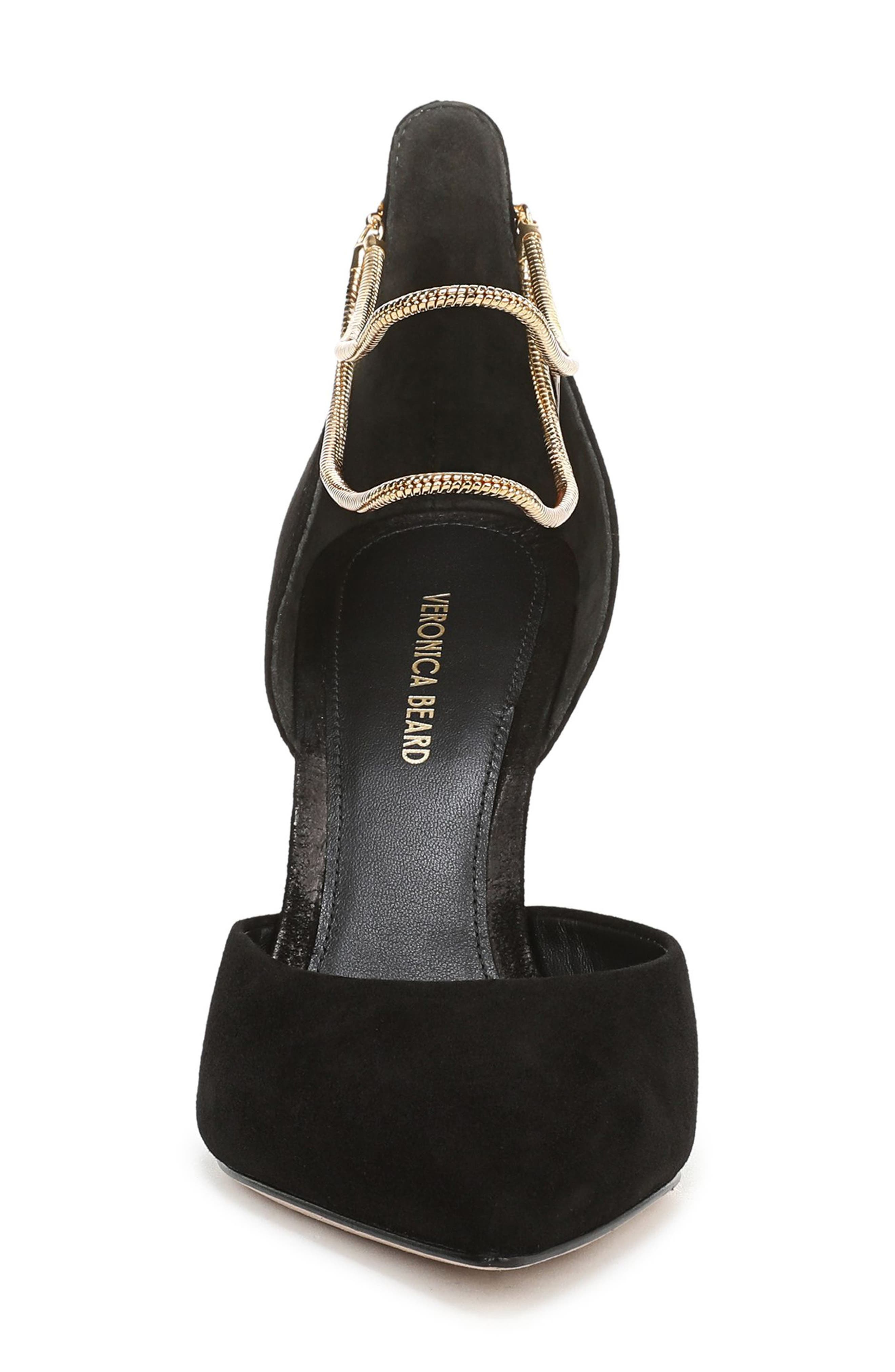 Veronica Beard Leandra Ankle Strap Pump in Black at Nordstrom - 4
