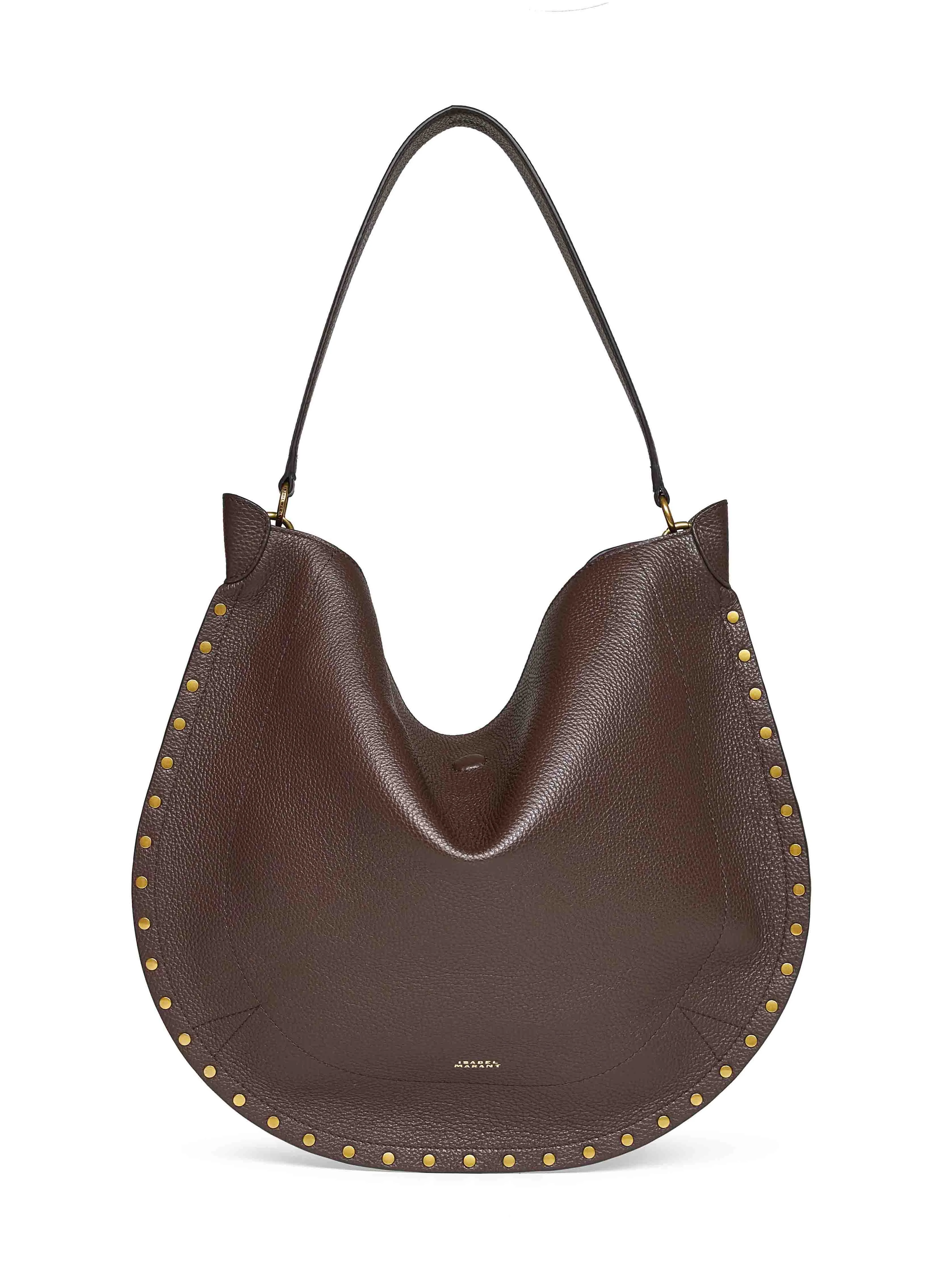 Coffee Oskan Hobo Soft shoulder bag - 1