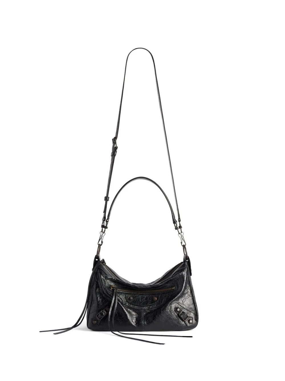 small Le City zip leather shoulder bag - 1