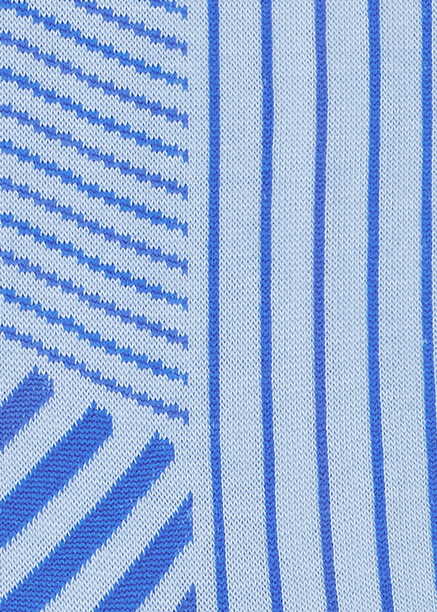 Light Blue Mixed Stripe Socks - 3