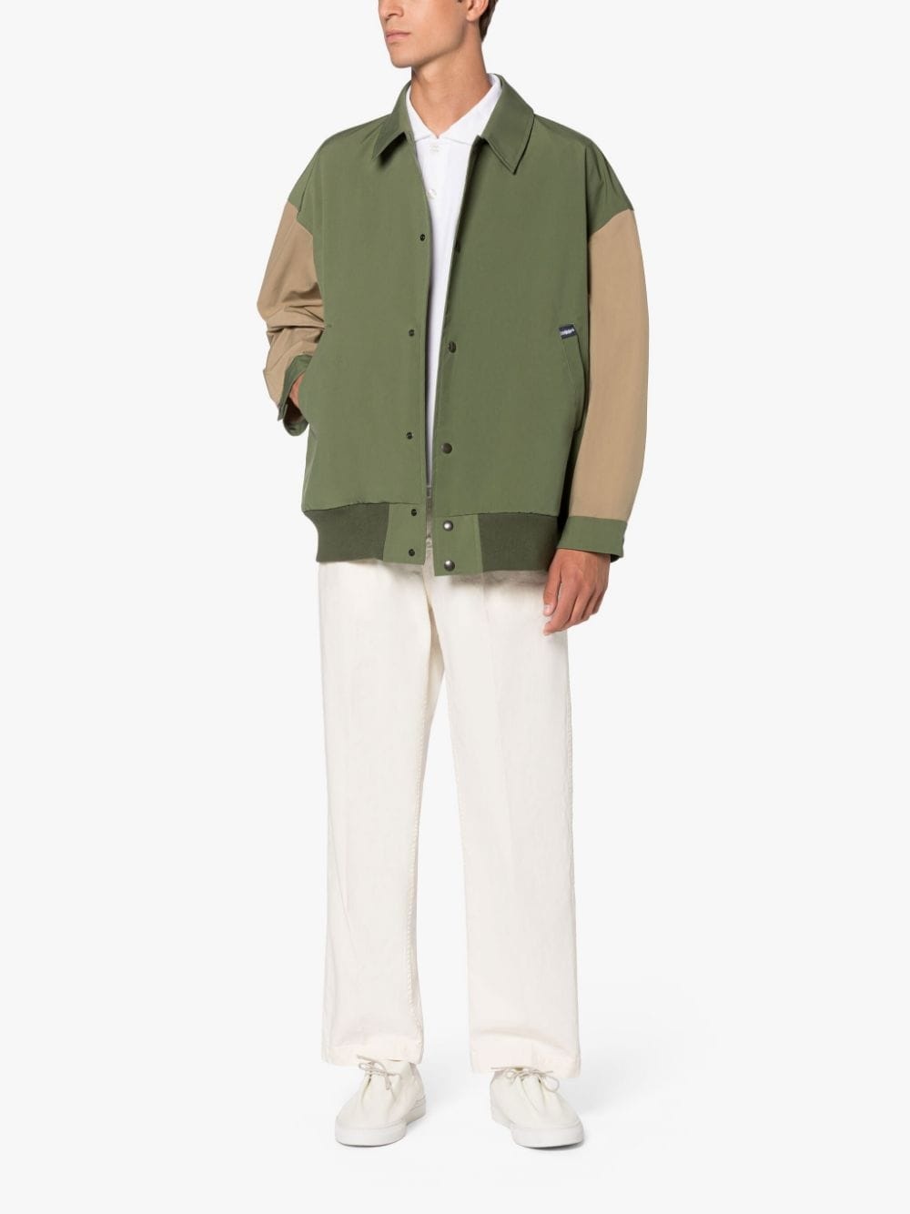 JETS FOUR LEAF CLOVER ECO DRY BASEBALL JACKET - 4