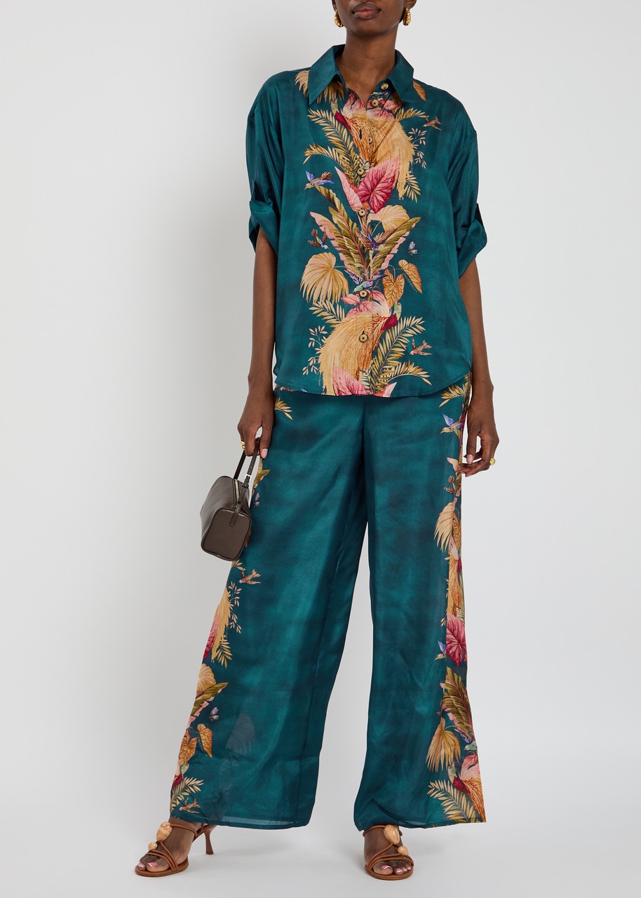 Zimmermann Ascension Relaxed Printed Silk Shirt - 4