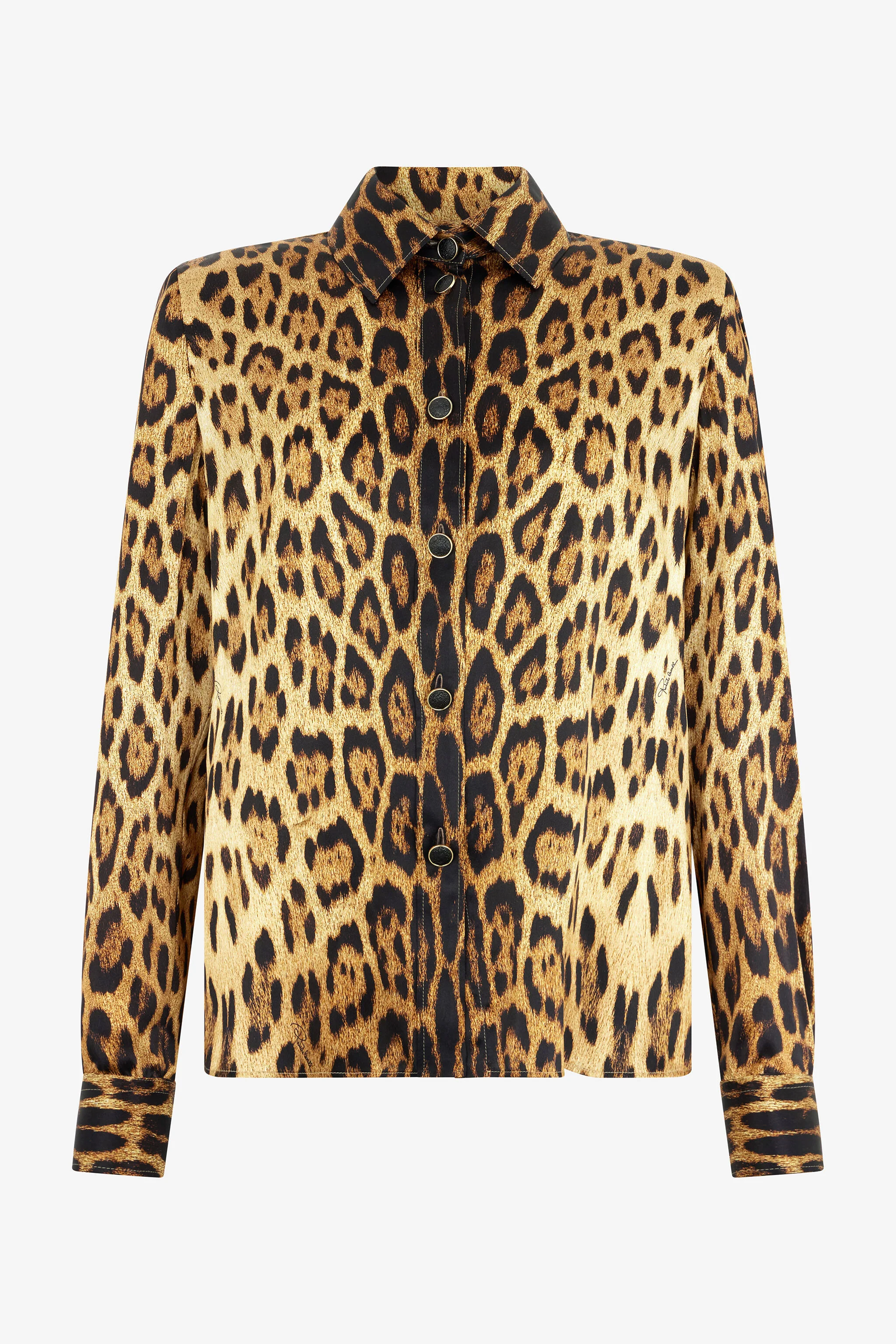Silk Shirt With Jaguar Skin Print - 1