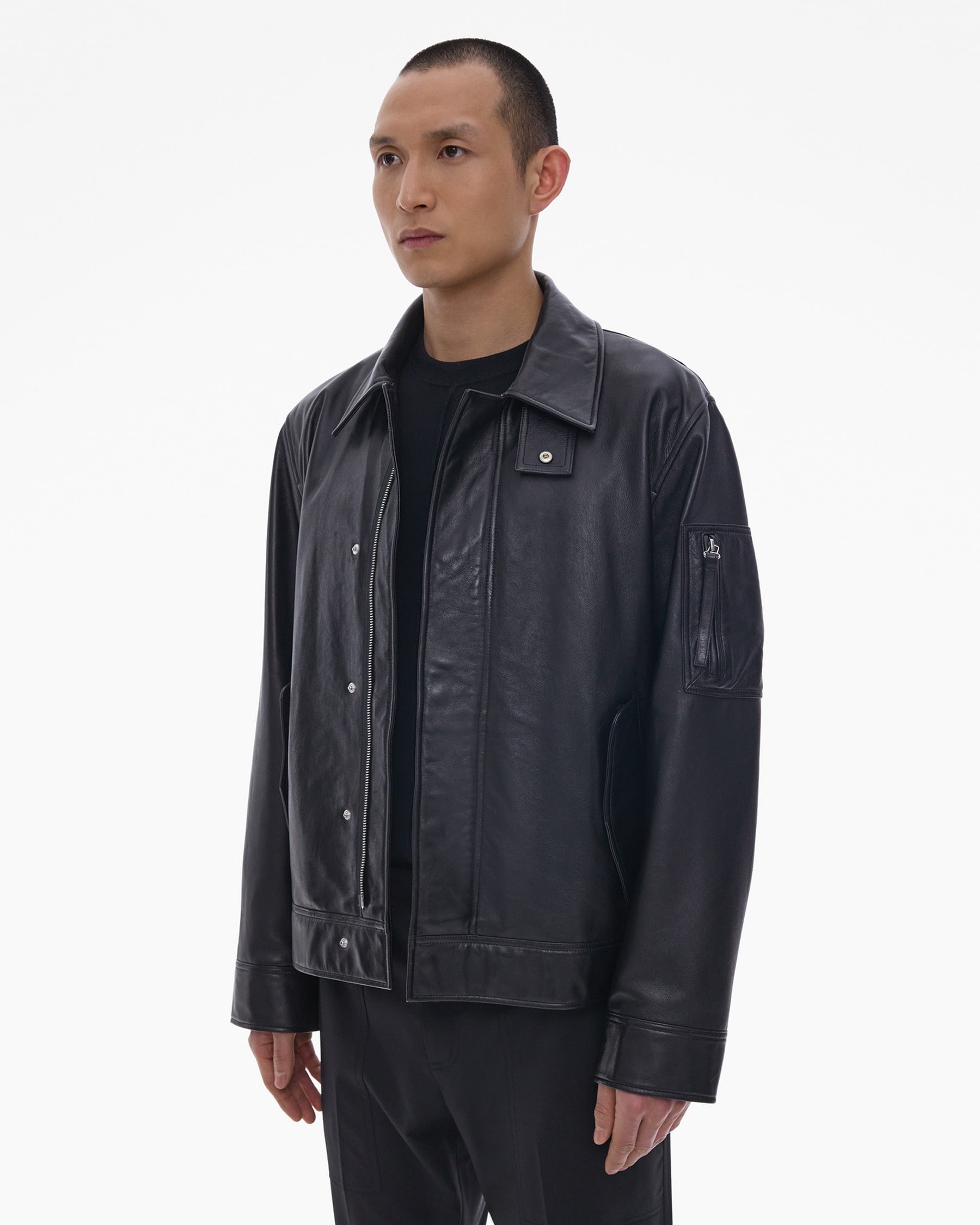 LEATHER FLIGHT JACKET - 8