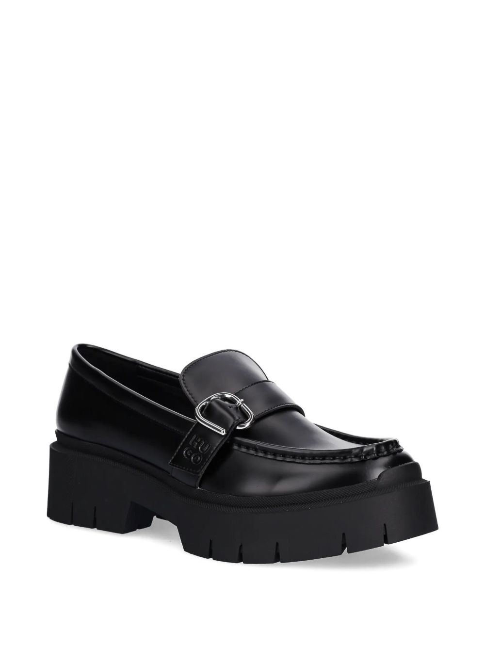 buckle-detail platform loafers - 2