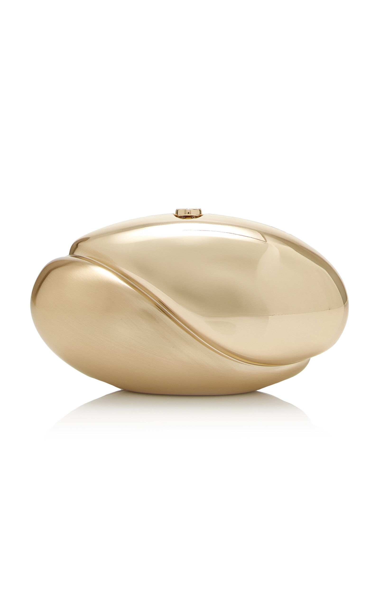 Ameera Sculpted Clutch gold - 6