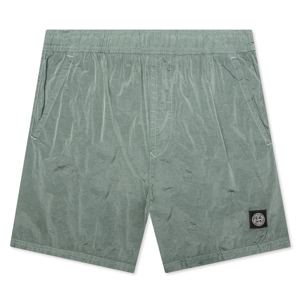 NYLON SHORTS - SAGE - 1