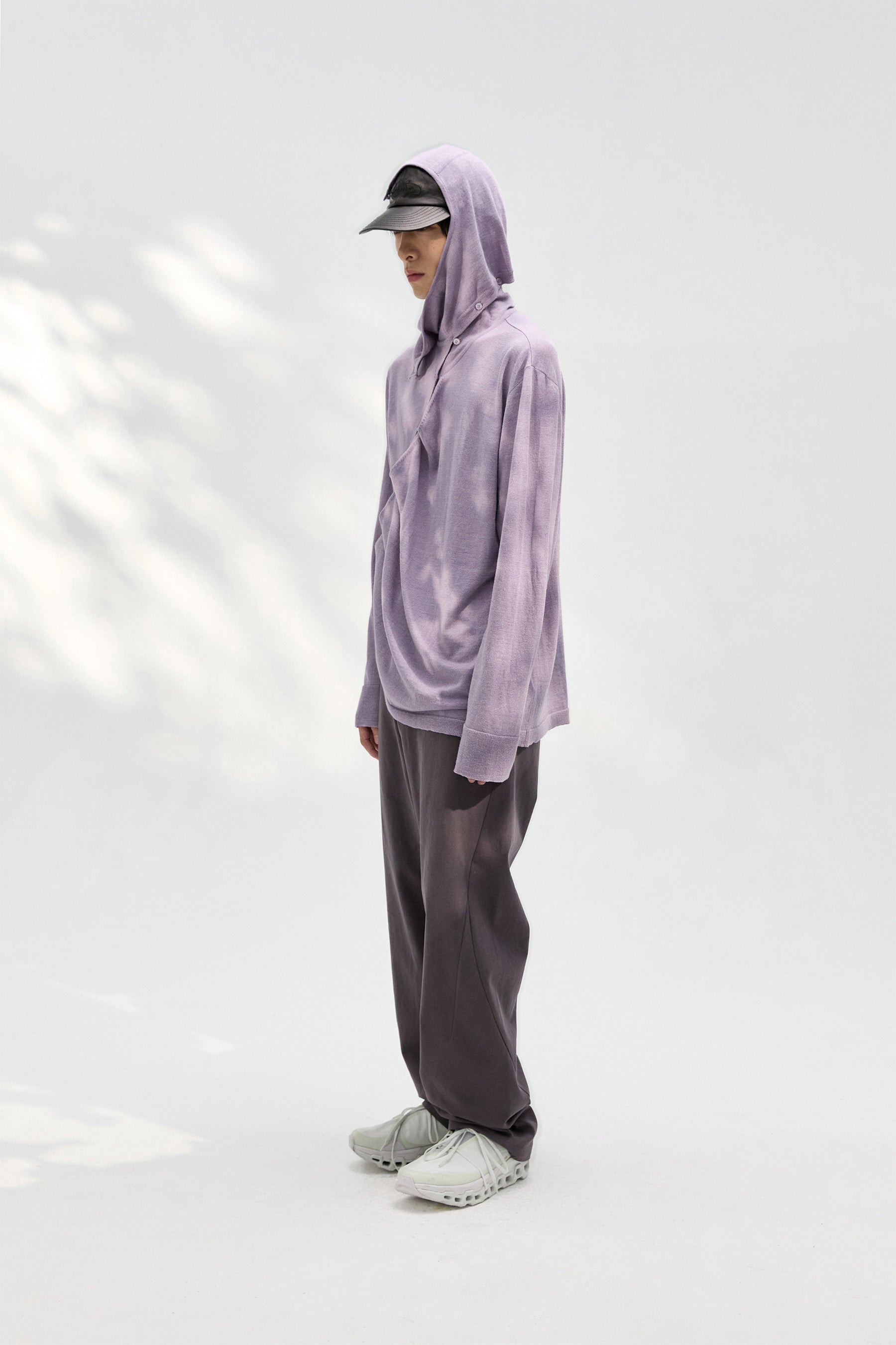 8.0 KNIT HOODIE CENTER (LAVENDER) - 2