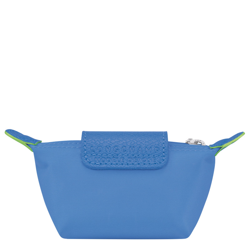 Longchamp Le Pliage Green Coin purse Cornflower - Recycled canvas outlook