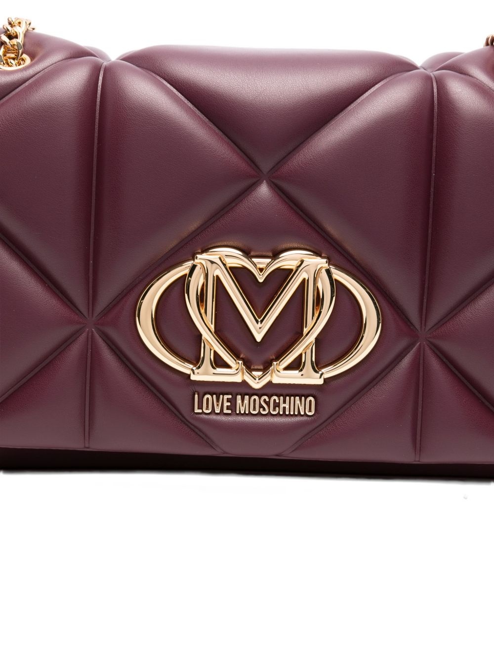 quilted logo-plaque shoulder bag - 4