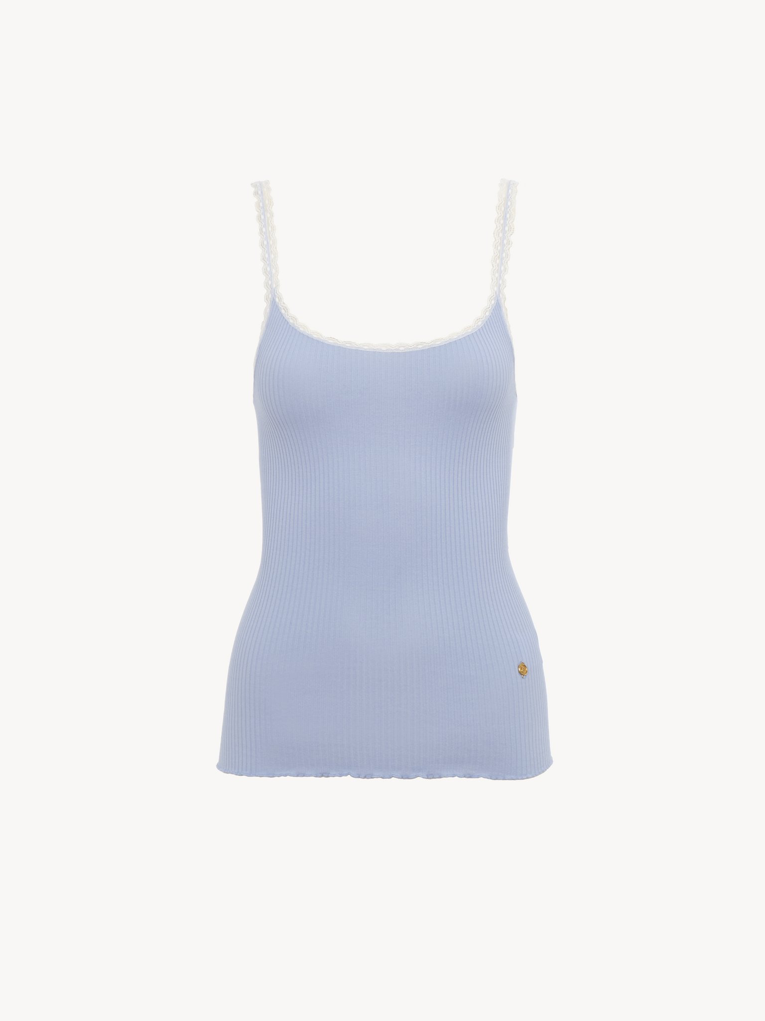 FITTED TANK TOP IN COTTON - 2