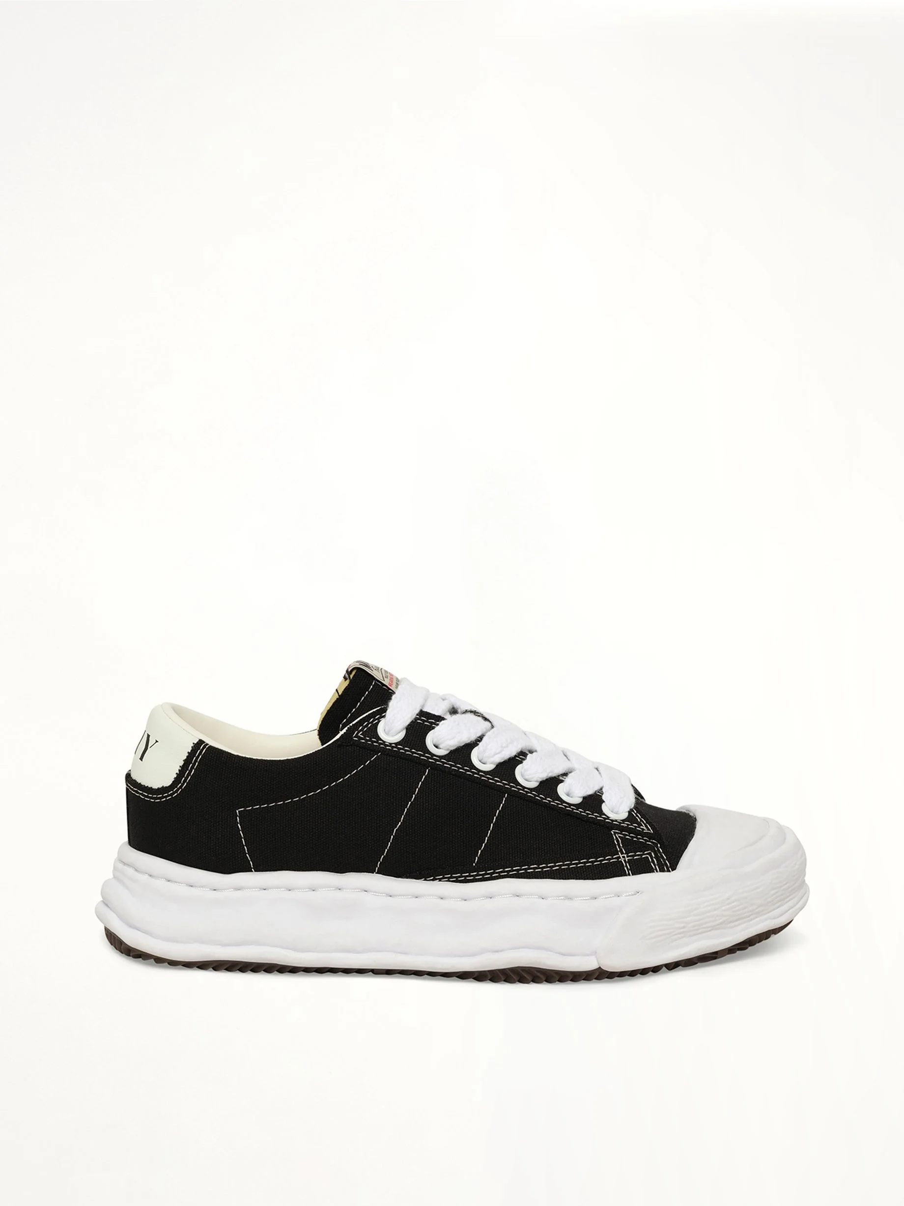 Jackson Canvas Low Top Sneakers in Black - 1