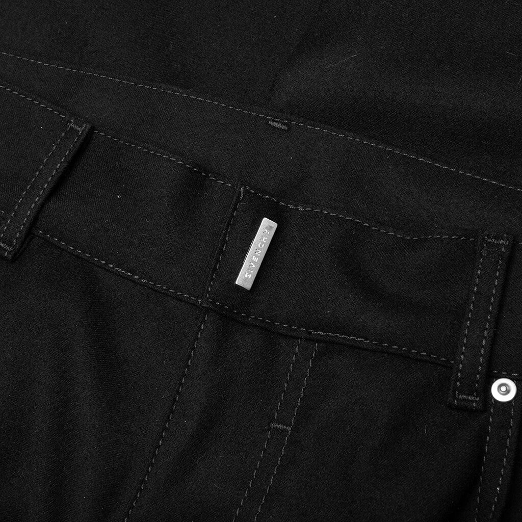 STUDDED CARPENTER PANTS - BLACK - 5