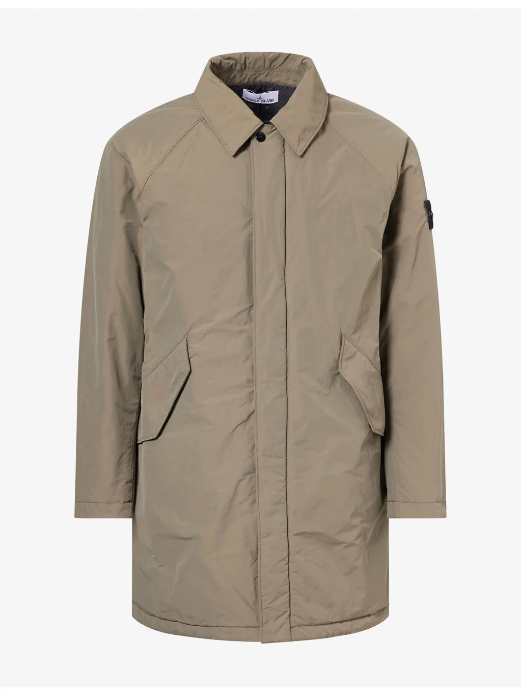 Micro Twill Longline Padded Coat - 1